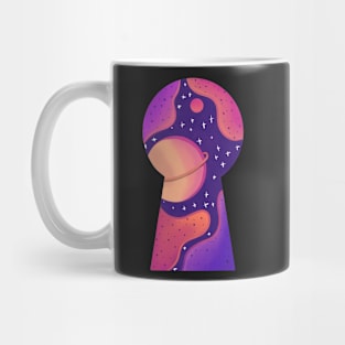 Galaxy vector illustrator Mug